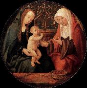 Willem Cornelisz. Duyster Virgin and Child with St Anne Spain oil painting artist
